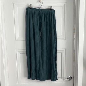 Petal & Pup Teal Midi Skirt